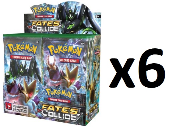 Pokemon XY10 Fates Collide Booster Box CASE (6 Booster Boxes)